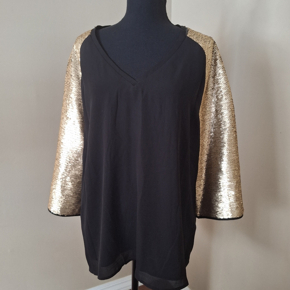 Ariat (Watch Video) Sequin Blouse with 3/4 Sleeves